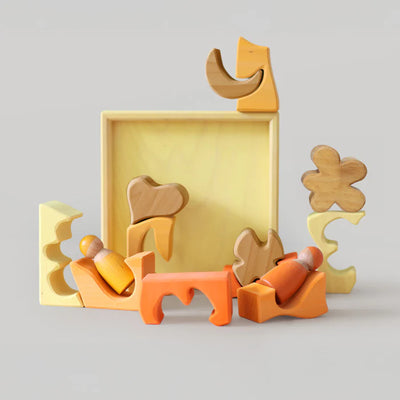 Set creativ - Puzzle galben