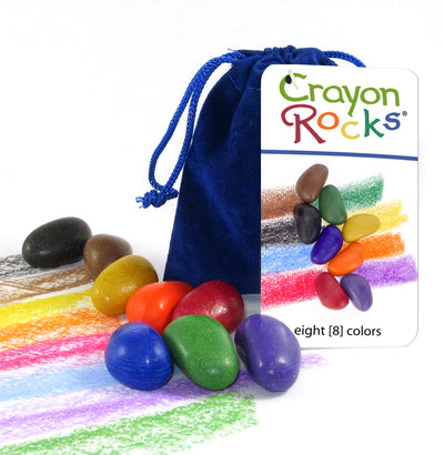 Crayon Rocks - 8 pietricele de colorat
