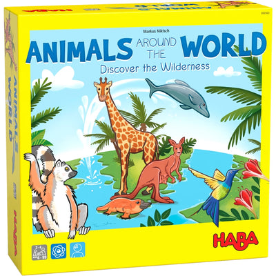 HABA Animale din intreaga lume - joc tip quiz pentru copii 6 - 9 ani 