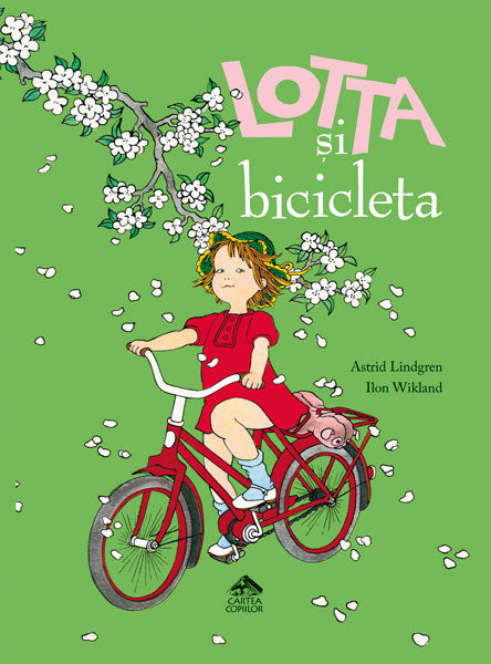 Lotta si bicicleta Astrid Lindgren carte ilustrata copii